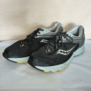 Saucony Cohesion 10 Running Shoes S25354-1 Gray Black Men US 13 2016 React2U
